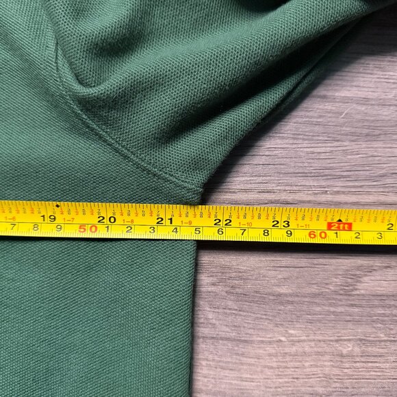 L.L. Bean Men's Premium Double L Polo - Green - Picture 4 of 5